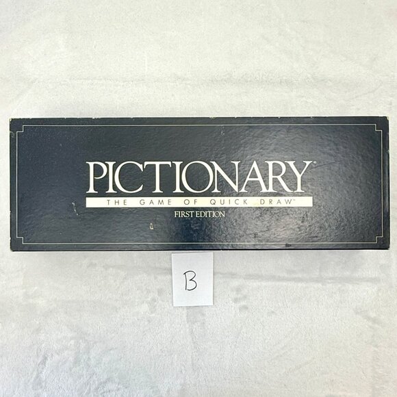 Vintage 1985 Pictionary Drawing Game First Edition 100% Complete & Unplayed (B) - Picture 7 of 10